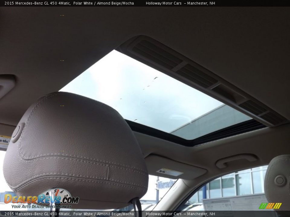 2015 Mercedes-Benz GL 450 4Matic Polar White / Almond Beige/Mocha Photo #13