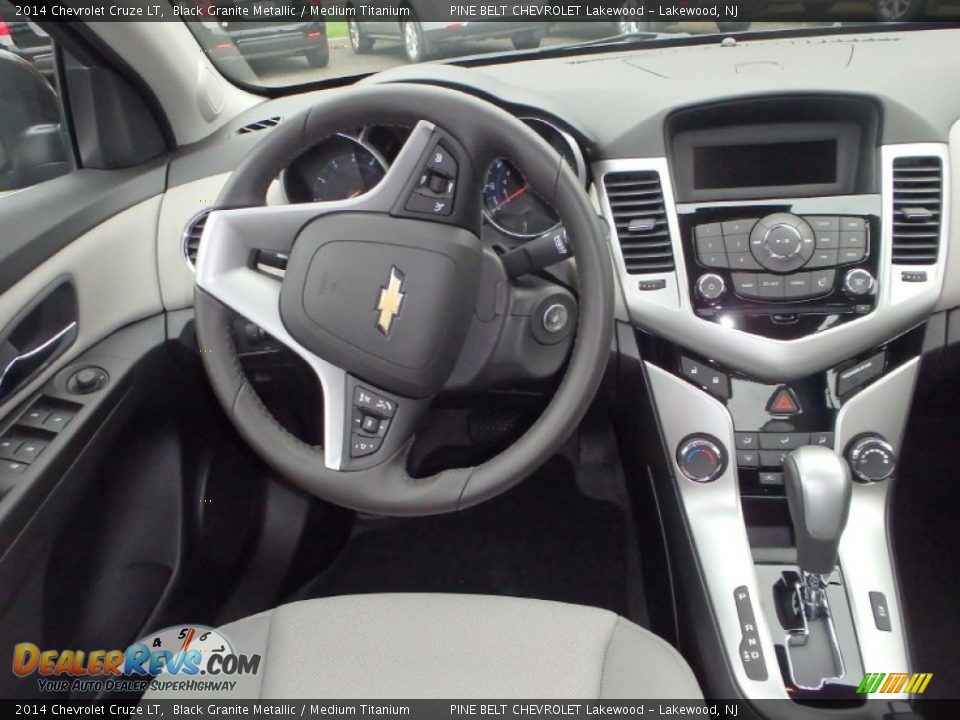 2014 Chevrolet Cruze LT Black Granite Metallic / Medium Titanium Photo #6