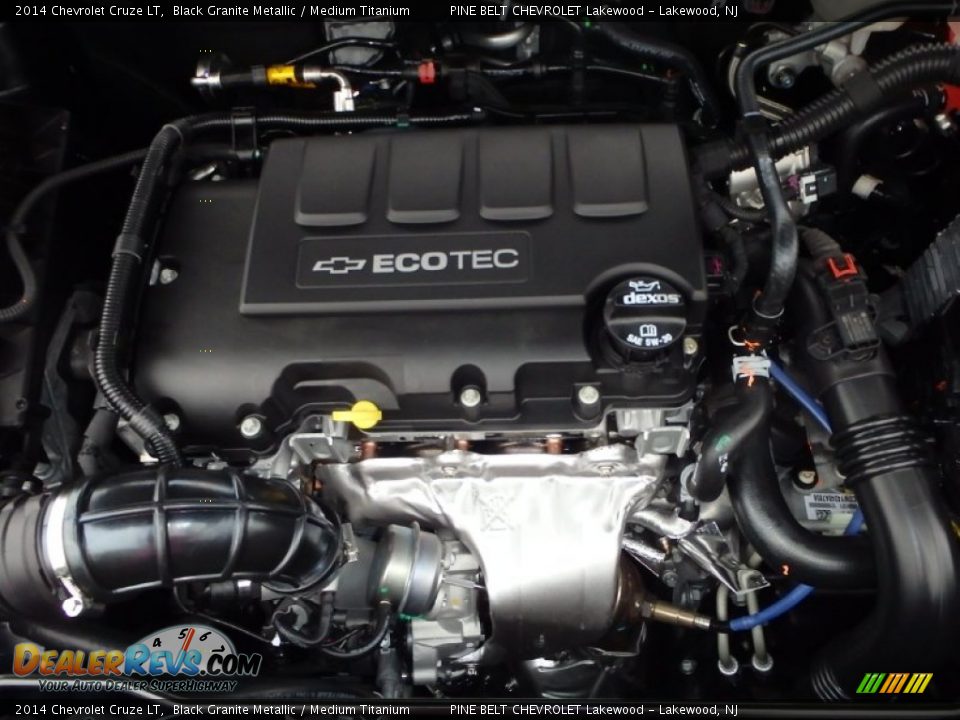 2014 Chevrolet Cruze LT Black Granite Metallic / Medium Titanium Photo #9