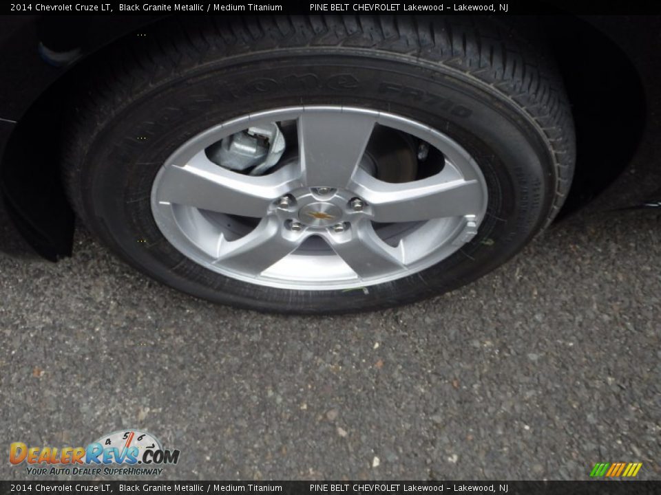 2014 Chevrolet Cruze LT Black Granite Metallic / Medium Titanium Photo #10
