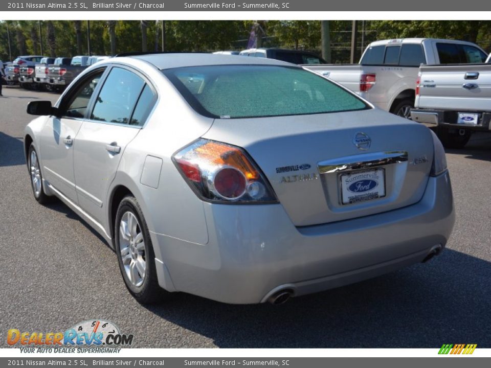 2011 Nissan Altima 2.5 SL Brilliant Silver / Charcoal Photo #5