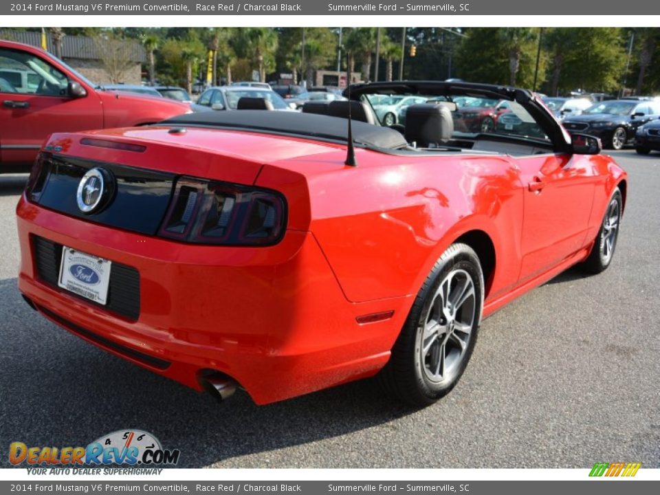 2014 Ford Mustang V6 Premium Convertible Race Red / Charcoal Black Photo #3