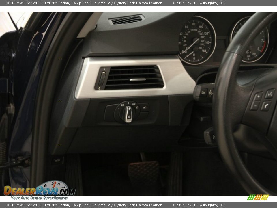 2011 BMW 3 Series 335i xDrive Sedan Deep Sea Blue Metallic / Oyster/Black Dakota Leather Photo #6