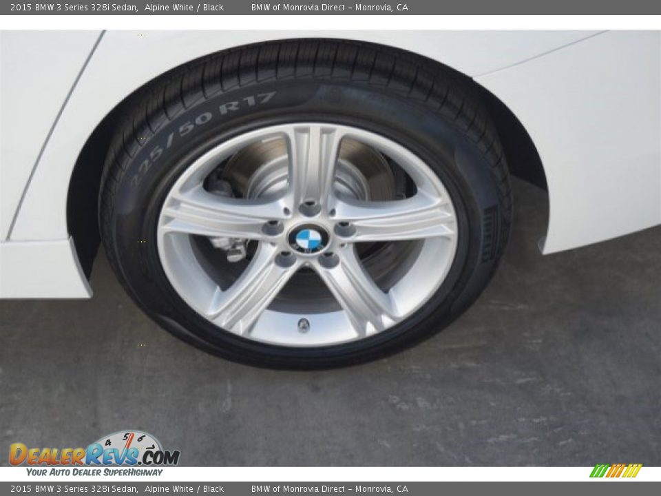 2015 BMW 3 Series 328i Sedan Alpine White / Black Photo #4