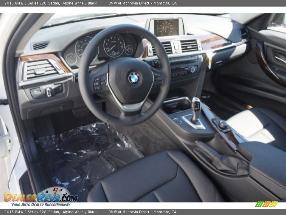 2015 BMW 3 Series 328i Sedan Alpine White / Black Photo #6