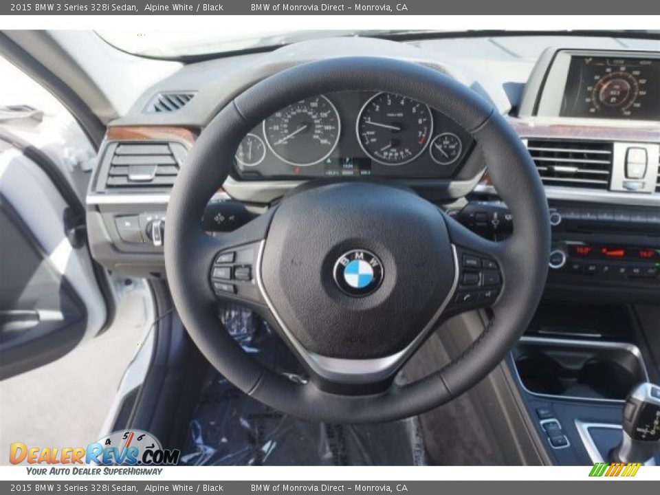 2015 BMW 3 Series 328i Sedan Alpine White / Black Photo #8