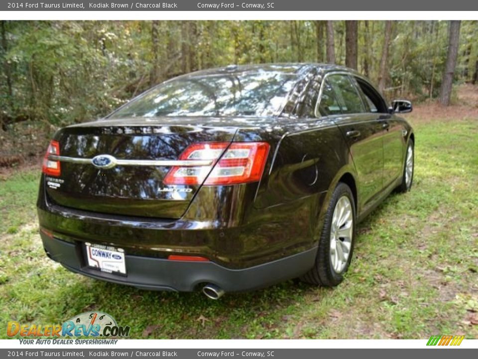 2014 Ford Taurus Limited Kodiak Brown / Charcoal Black Photo #5