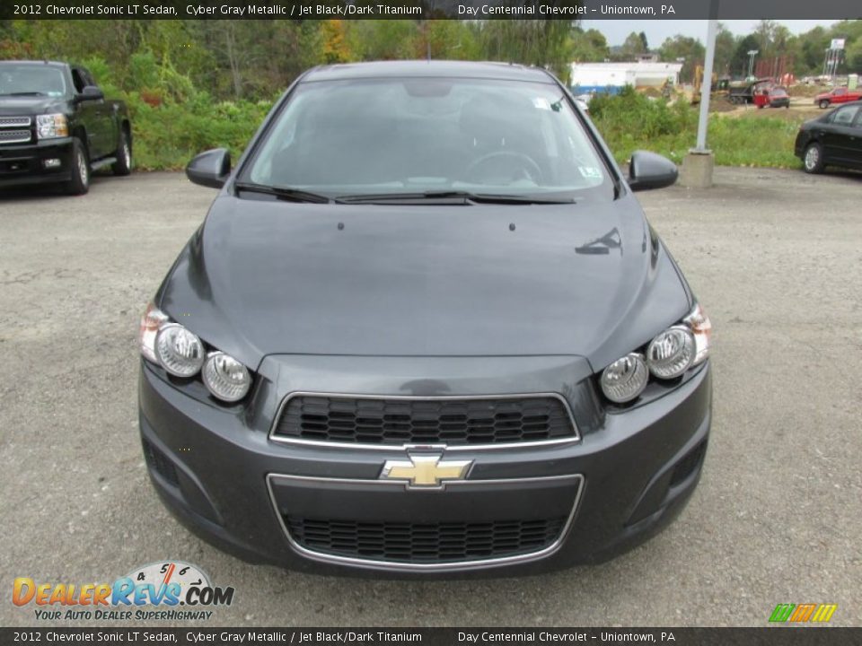 2012 Chevrolet Sonic LT Sedan Cyber Gray Metallic / Jet Black/Dark Titanium Photo #11