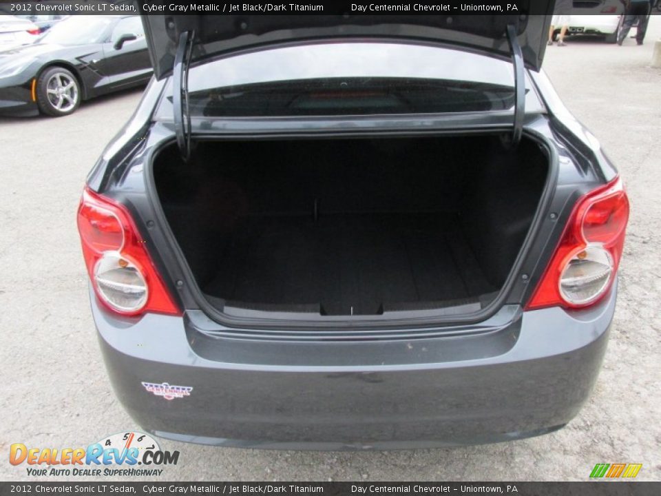 2012 Chevrolet Sonic LT Sedan Cyber Gray Metallic / Jet Black/Dark Titanium Photo #15