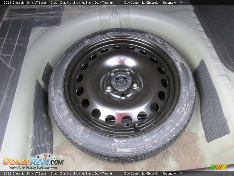2012 Chevrolet Sonic LT Sedan Cyber Gray Metallic / Jet Black/Dark Titanium Photo #16