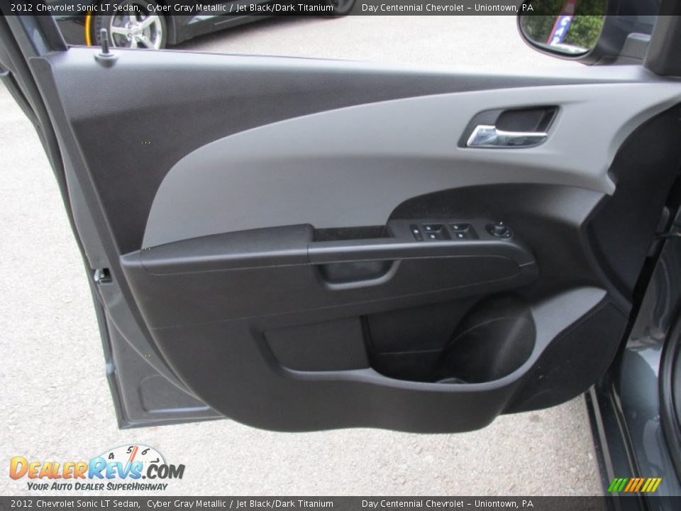 2012 Chevrolet Sonic LT Sedan Cyber Gray Metallic / Jet Black/Dark Titanium Photo #17