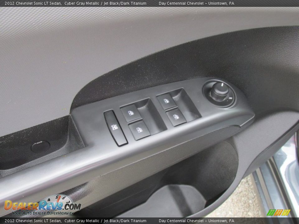 2012 Chevrolet Sonic LT Sedan Cyber Gray Metallic / Jet Black/Dark Titanium Photo #18