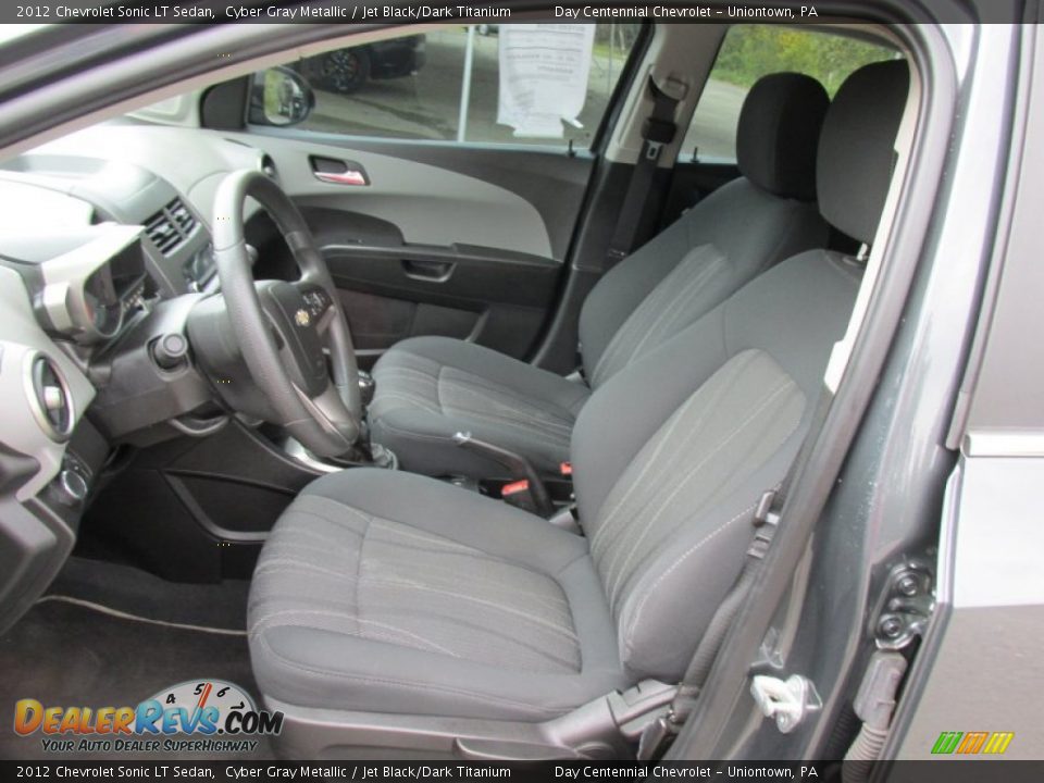 2012 Chevrolet Sonic LT Sedan Cyber Gray Metallic / Jet Black/Dark Titanium Photo #19