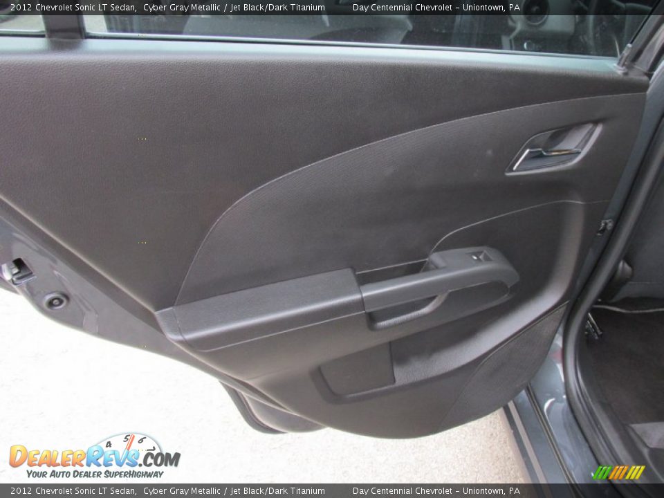2012 Chevrolet Sonic LT Sedan Cyber Gray Metallic / Jet Black/Dark Titanium Photo #20