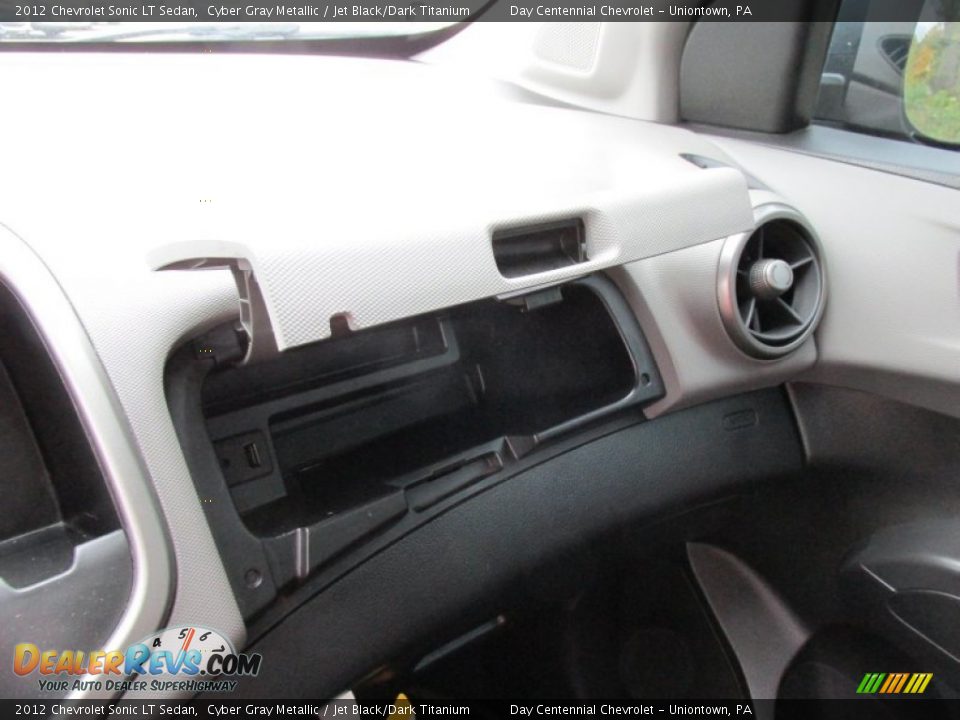 2012 Chevrolet Sonic LT Sedan Cyber Gray Metallic / Jet Black/Dark Titanium Photo #27