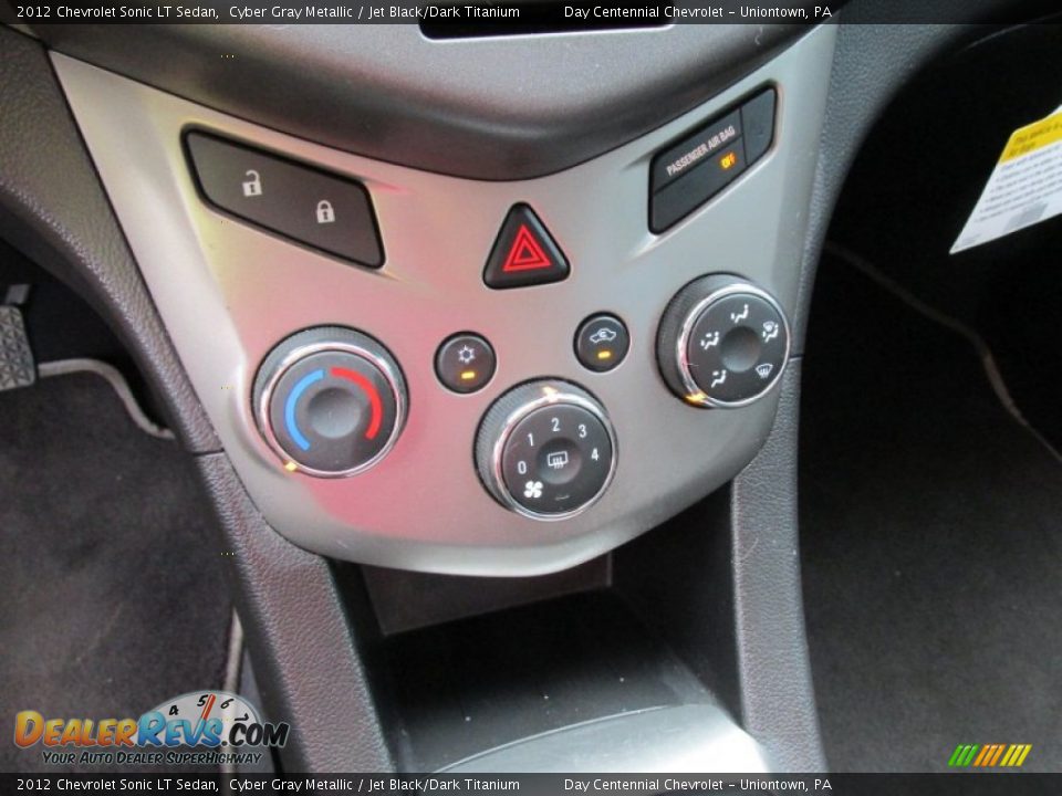 2012 Chevrolet Sonic LT Sedan Cyber Gray Metallic / Jet Black/Dark Titanium Photo #32