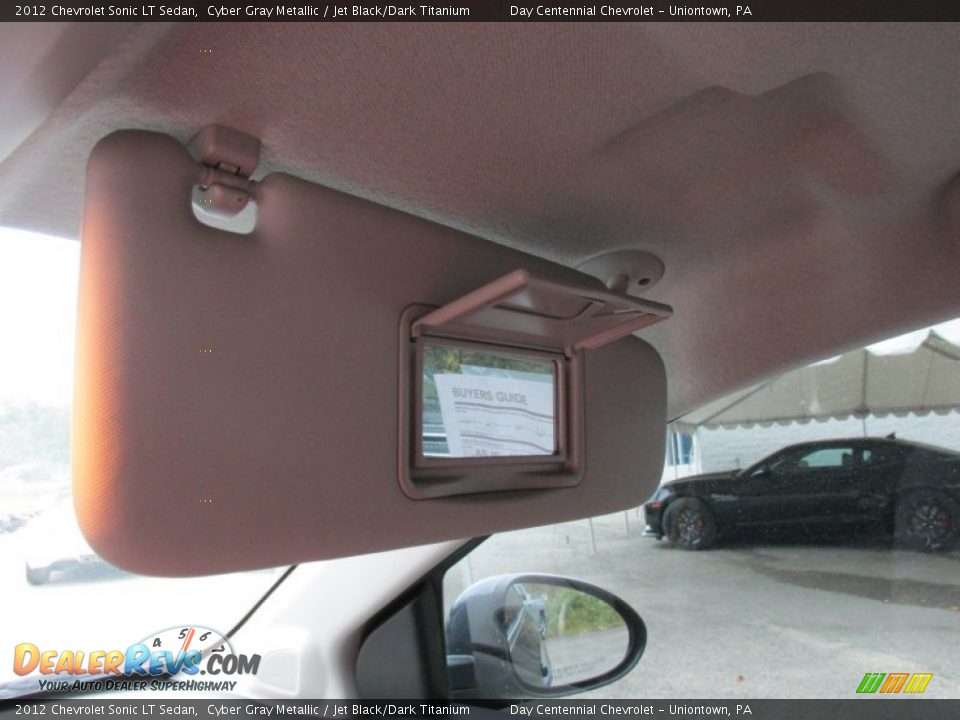 2012 Chevrolet Sonic LT Sedan Cyber Gray Metallic / Jet Black/Dark Titanium Photo #34