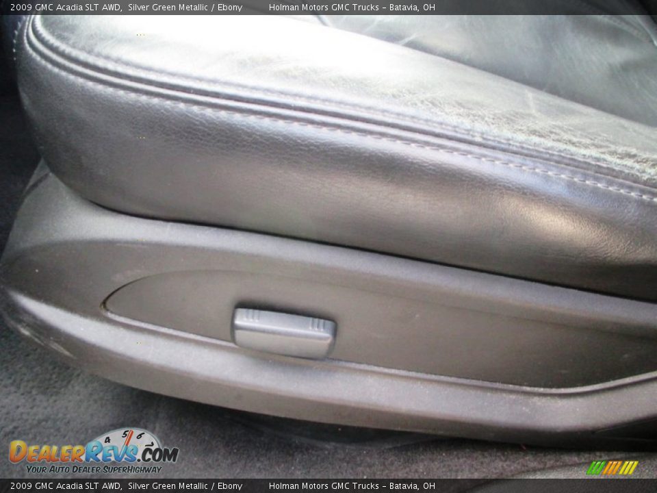 2009 GMC Acadia SLT AWD Silver Green Metallic / Ebony Photo #6