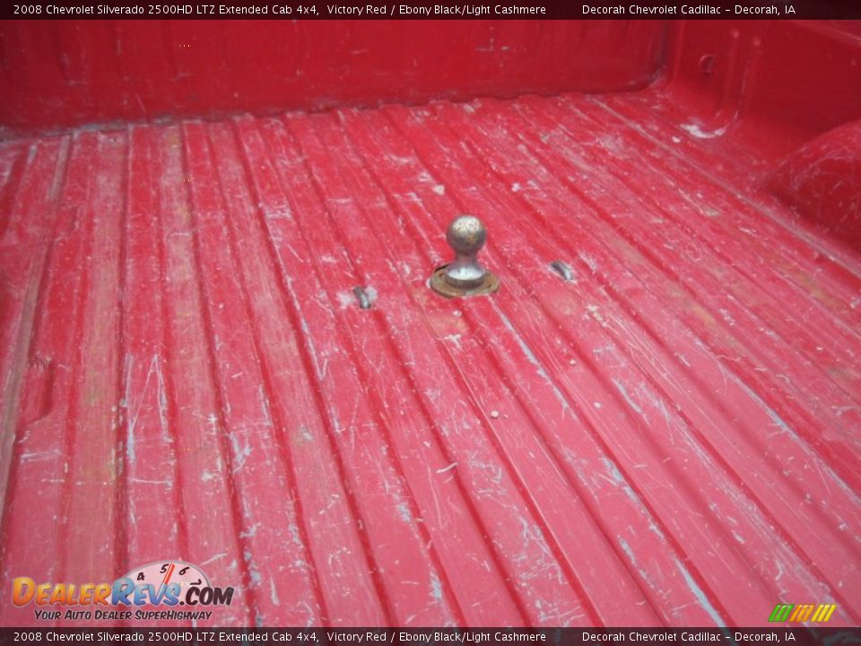 2008 Chevrolet Silverado 2500HD LTZ Extended Cab 4x4 Victory Red / Ebony Black/Light Cashmere Photo #6