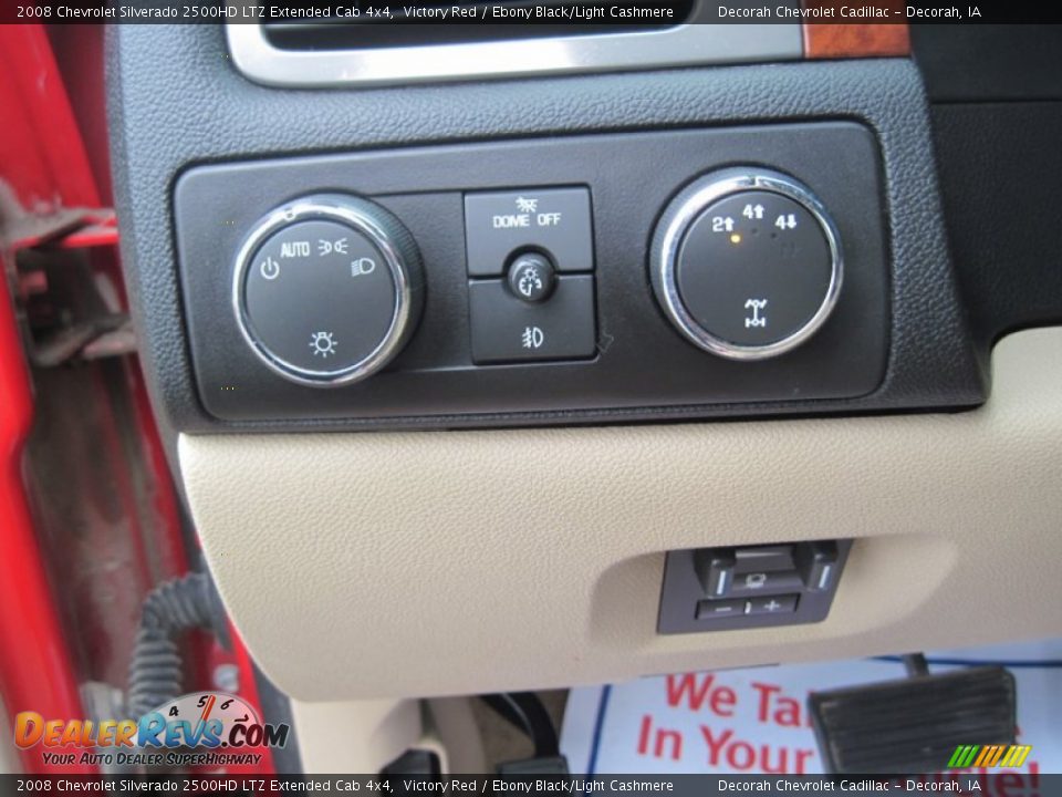 2008 Chevrolet Silverado 2500HD LTZ Extended Cab 4x4 Victory Red / Ebony Black/Light Cashmere Photo #15