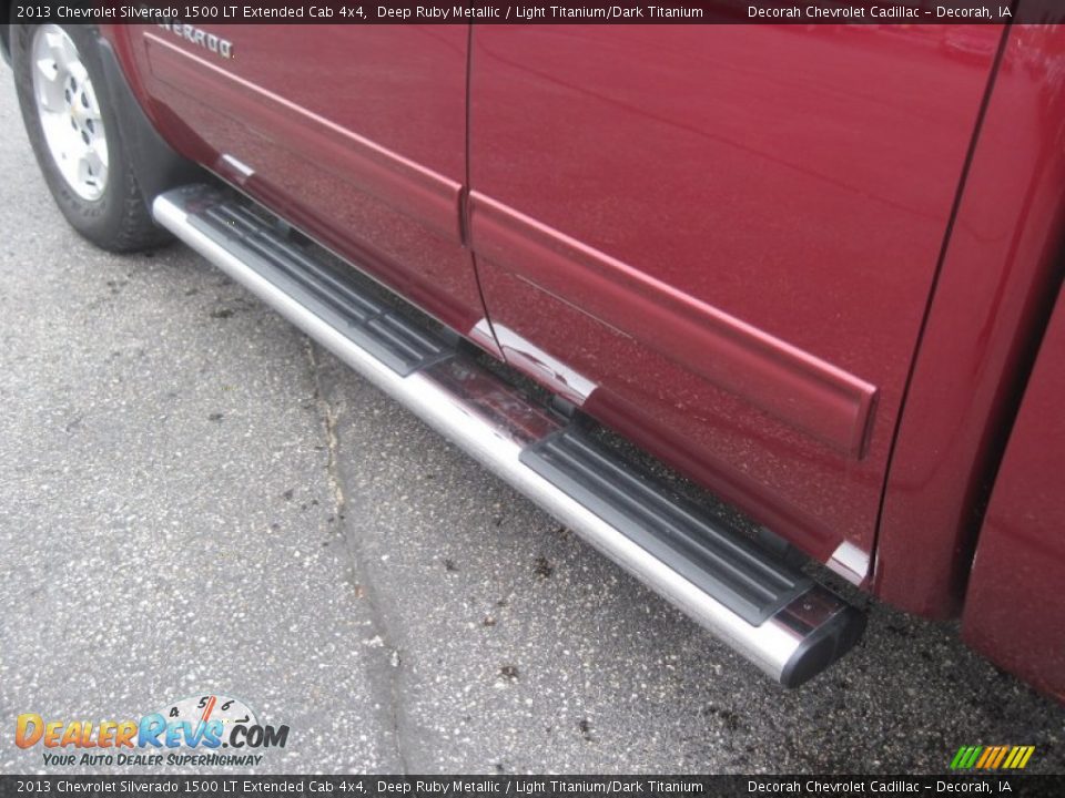 2013 Chevrolet Silverado 1500 LT Extended Cab 4x4 Deep Ruby Metallic / Light Titanium/Dark Titanium Photo #7