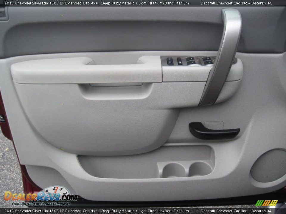 2013 Chevrolet Silverado 1500 LT Extended Cab 4x4 Deep Ruby Metallic / Light Titanium/Dark Titanium Photo #9