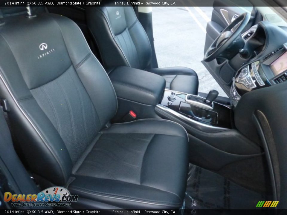 Front Seat of 2014 Infiniti QX60 3.5 AWD Photo #24