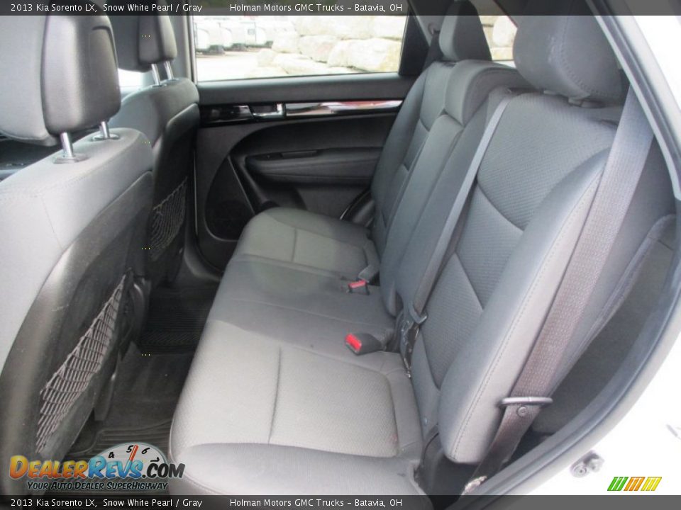 Rear Seat of 2013 Kia Sorento LX Photo #20