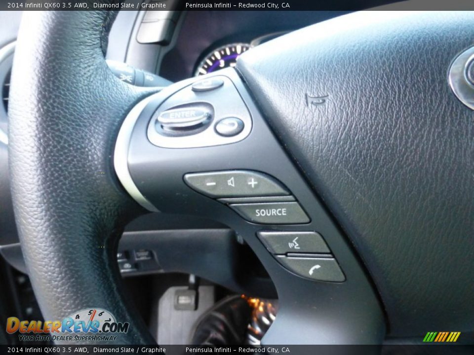 Controls of 2014 Infiniti QX60 3.5 AWD Photo #28
