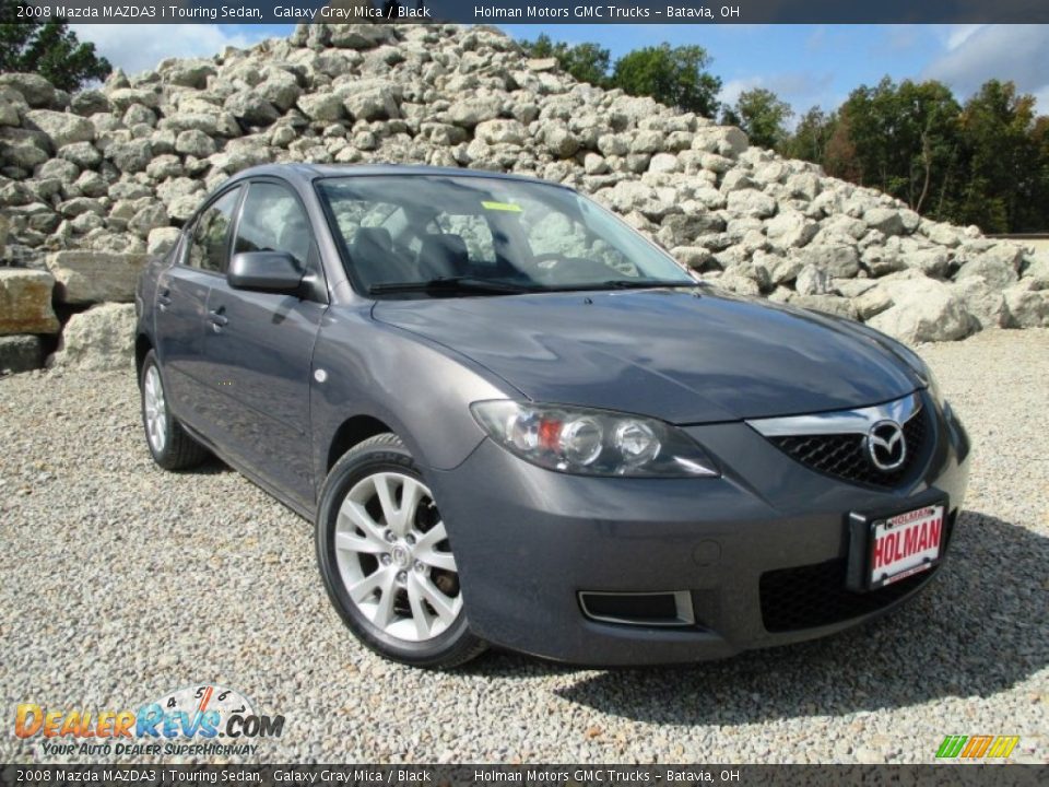 2008 Mazda MAZDA3 i Touring Sedan Galaxy Gray Mica / Black Photo #1