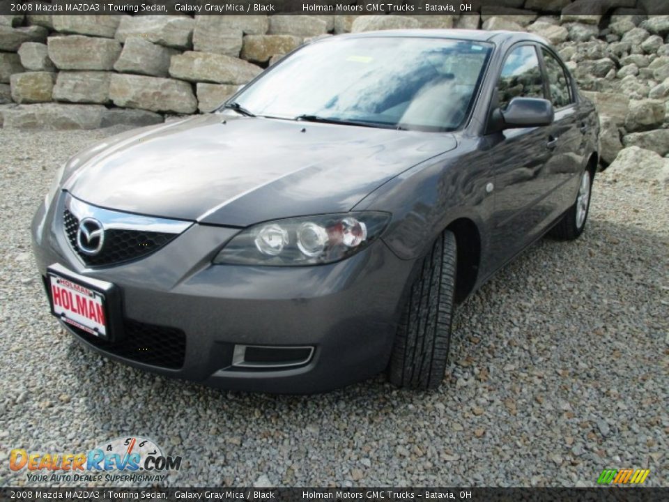 2008 Mazda MAZDA3 i Touring Sedan Galaxy Gray Mica / Black Photo #2