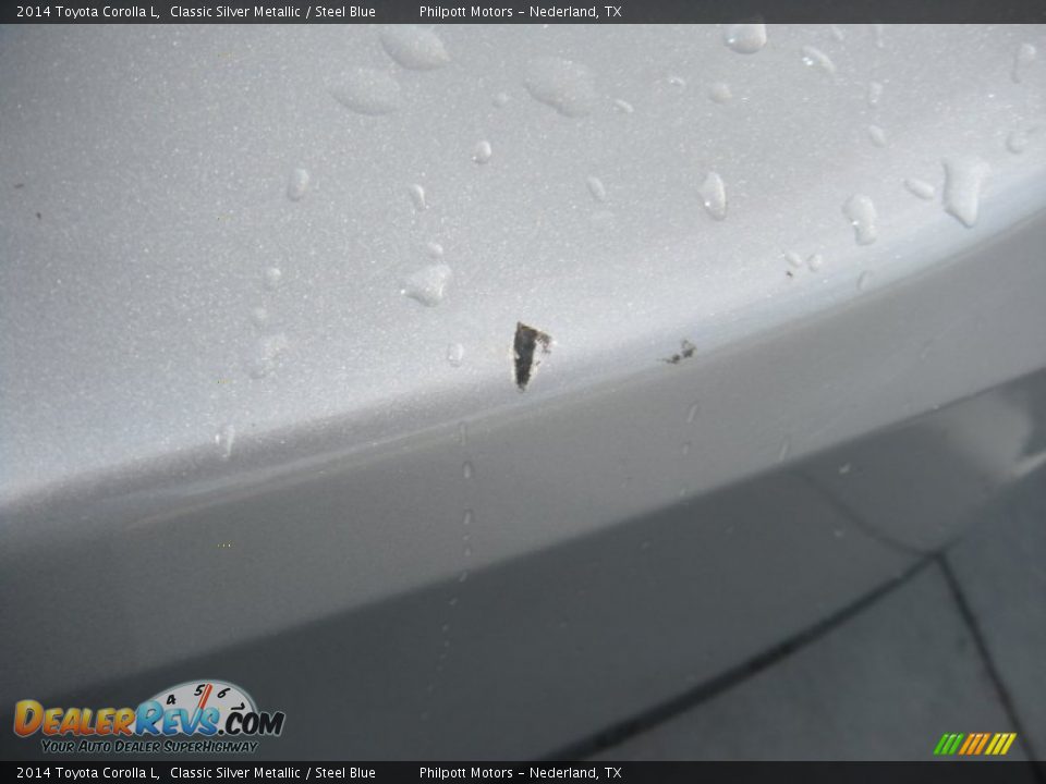 2014 Toyota Corolla L Classic Silver Metallic / Steel Blue Photo #18