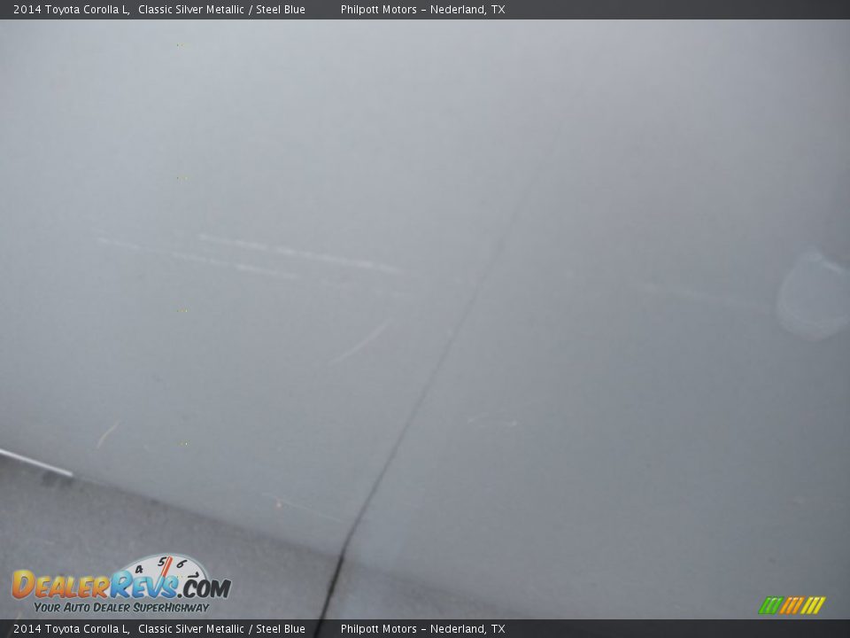2014 Toyota Corolla L Classic Silver Metallic / Steel Blue Photo #19