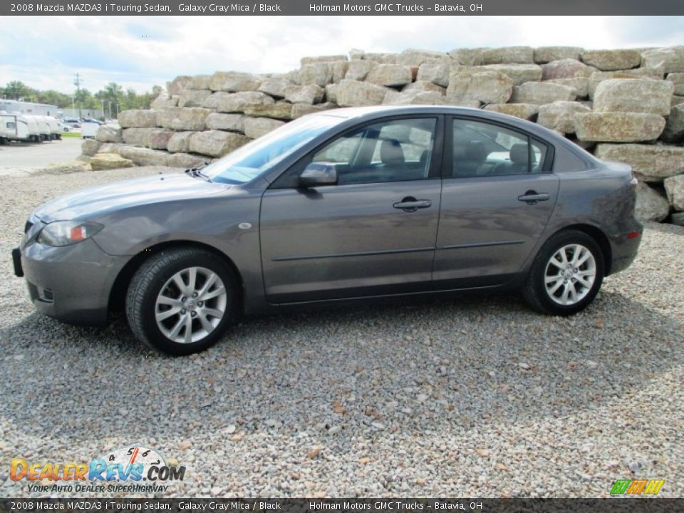 2008 Mazda MAZDA3 i Touring Sedan Galaxy Gray Mica / Black Photo #3