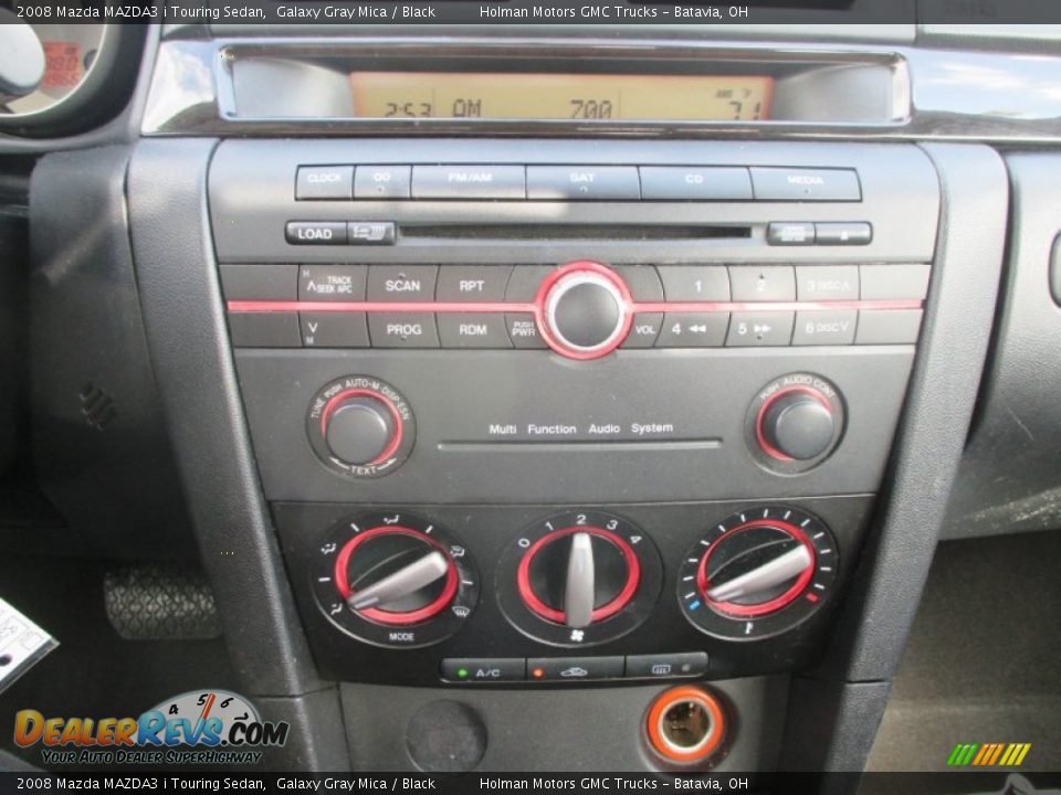 2008 Mazda MAZDA3 i Touring Sedan Galaxy Gray Mica / Black Photo #6