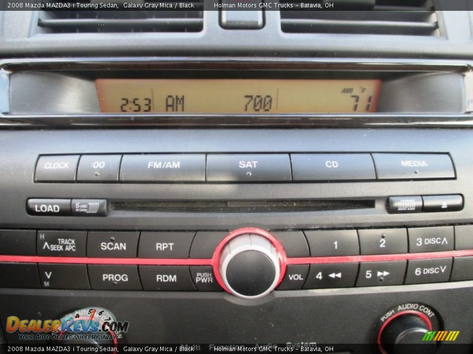 2008 Mazda MAZDA3 i Touring Sedan Galaxy Gray Mica / Black Photo #7