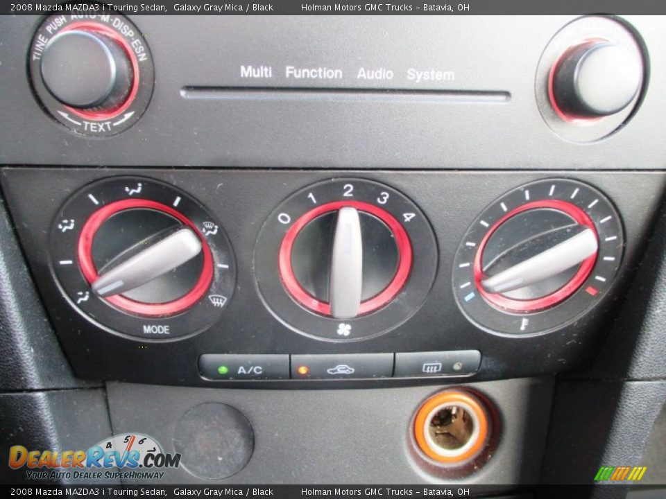 2008 Mazda MAZDA3 i Touring Sedan Galaxy Gray Mica / Black Photo #8