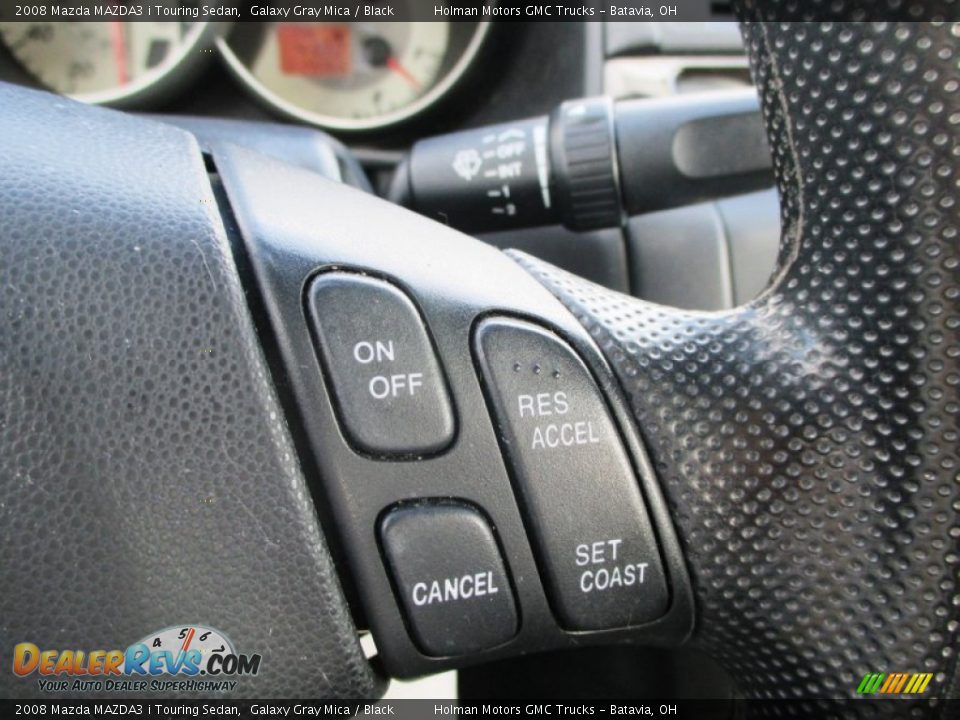2008 Mazda MAZDA3 i Touring Sedan Galaxy Gray Mica / Black Photo #10