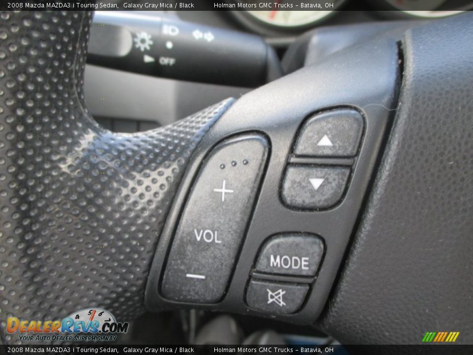 2008 Mazda MAZDA3 i Touring Sedan Galaxy Gray Mica / Black Photo #11