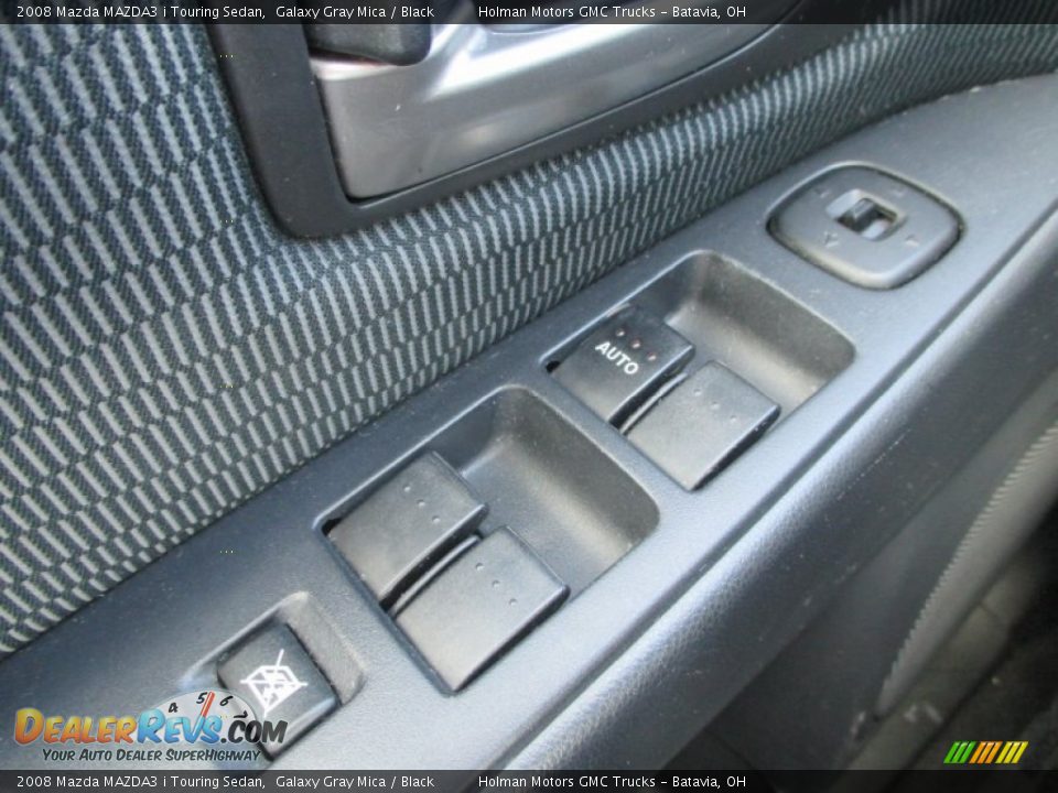 2008 Mazda MAZDA3 i Touring Sedan Galaxy Gray Mica / Black Photo #14