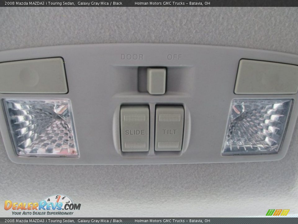 2008 Mazda MAZDA3 i Touring Sedan Galaxy Gray Mica / Black Photo #15