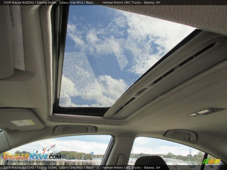 2008 Mazda MAZDA3 i Touring Sedan Galaxy Gray Mica / Black Photo #16
