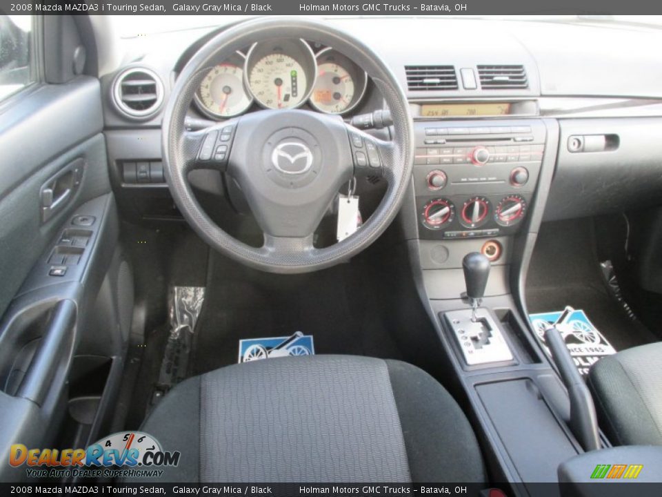2008 Mazda MAZDA3 i Touring Sedan Galaxy Gray Mica / Black Photo #17