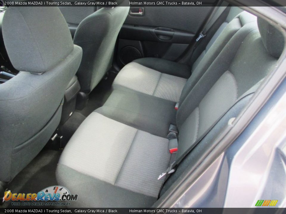 2008 Mazda MAZDA3 i Touring Sedan Galaxy Gray Mica / Black Photo #18