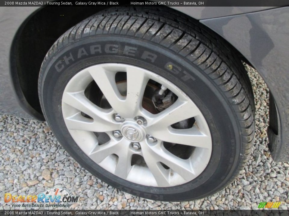 2008 Mazda MAZDA3 i Touring Sedan Galaxy Gray Mica / Black Photo #19