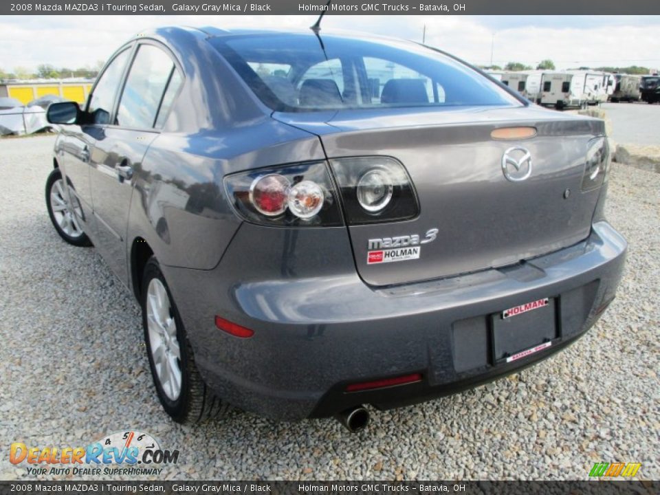 2008 Mazda MAZDA3 i Touring Sedan Galaxy Gray Mica / Black Photo #20