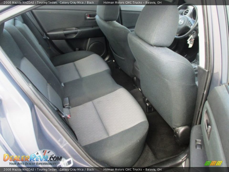 2008 Mazda MAZDA3 i Touring Sedan Galaxy Gray Mica / Black Photo #22