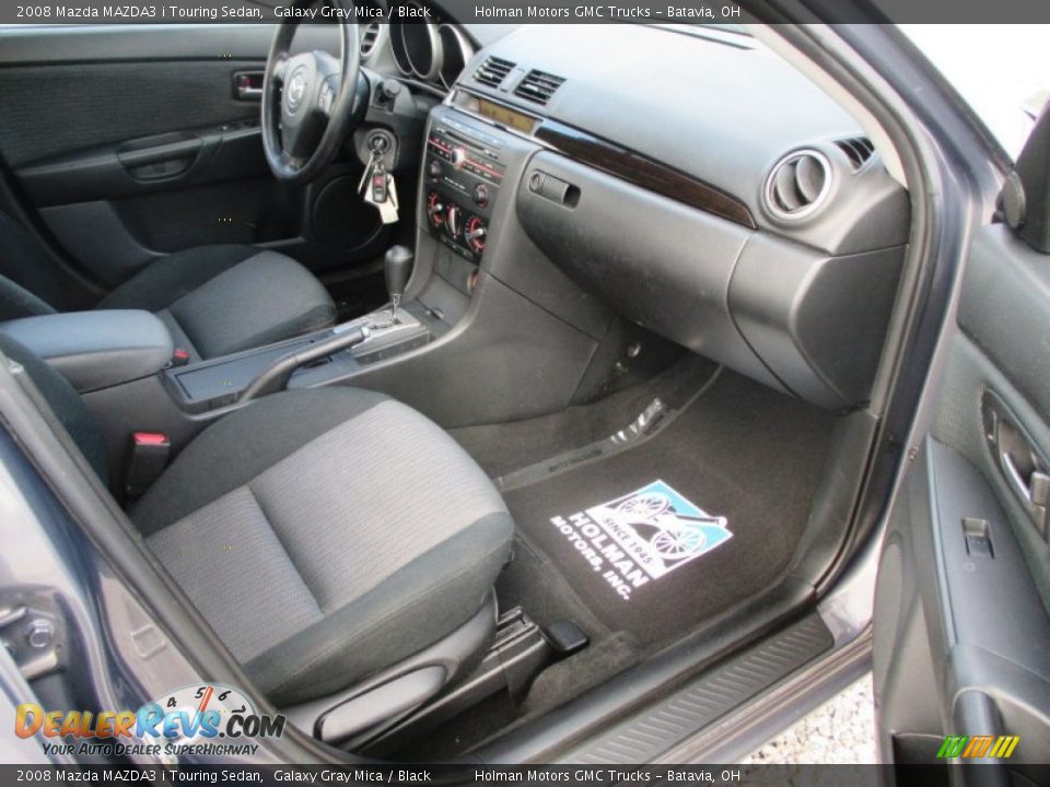 2008 Mazda MAZDA3 i Touring Sedan Galaxy Gray Mica / Black Photo #23