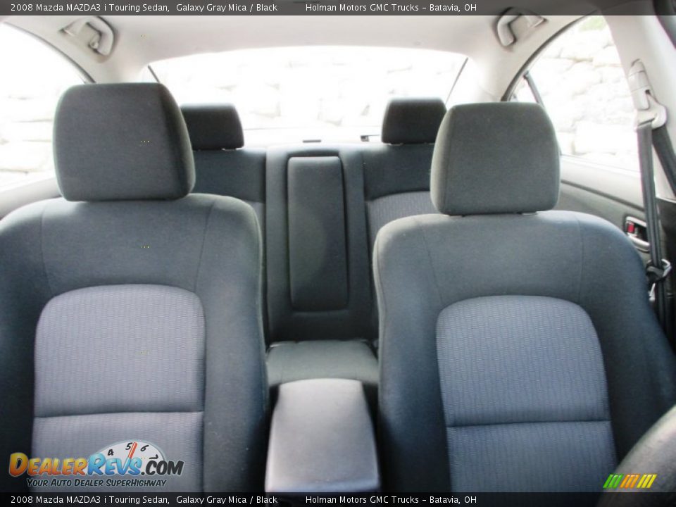 2008 Mazda MAZDA3 i Touring Sedan Galaxy Gray Mica / Black Photo #24