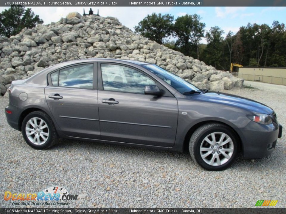 2008 Mazda MAZDA3 i Touring Sedan Galaxy Gray Mica / Black Photo #25